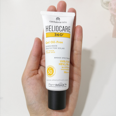 Review Heliocare 360 Gel Oil Free Sunscreen