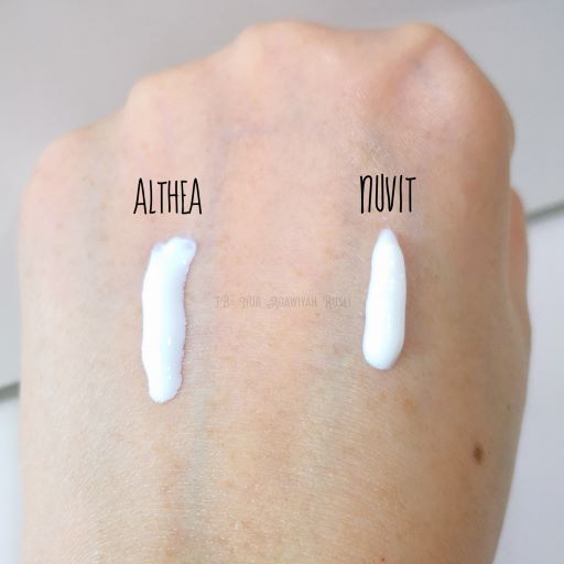 Review Nuvit dan Althea Petal Velvet Sunscreen
